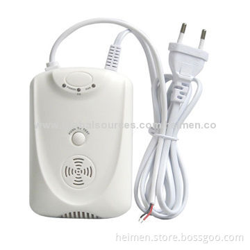 Independent Dual-sensor, Gas and CO Detector work with Solenoid Valve, MCU Processing